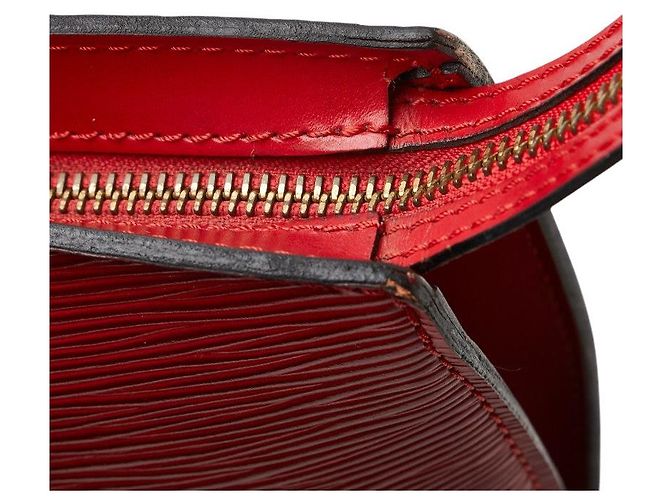 Saint Jacques Louis Vuitton Epi-Leder Schultertasche Rot - Ansicht 5