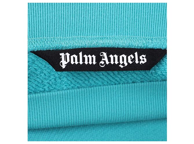 Palm Angels Suéter Bear Azul - vista 4
