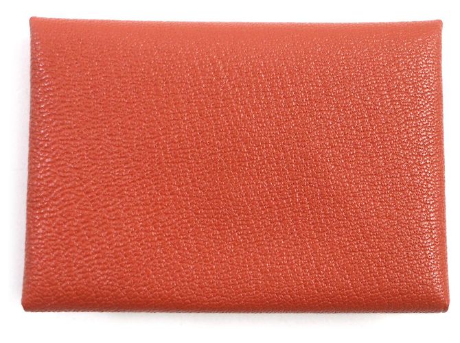 Hermès Hermes Calvi Duo Card Case Brown - view 3