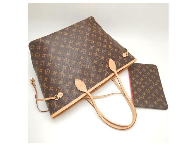 Tote Louis Vuitton Monogram Neverfull MM M46987 Rose - vue 3