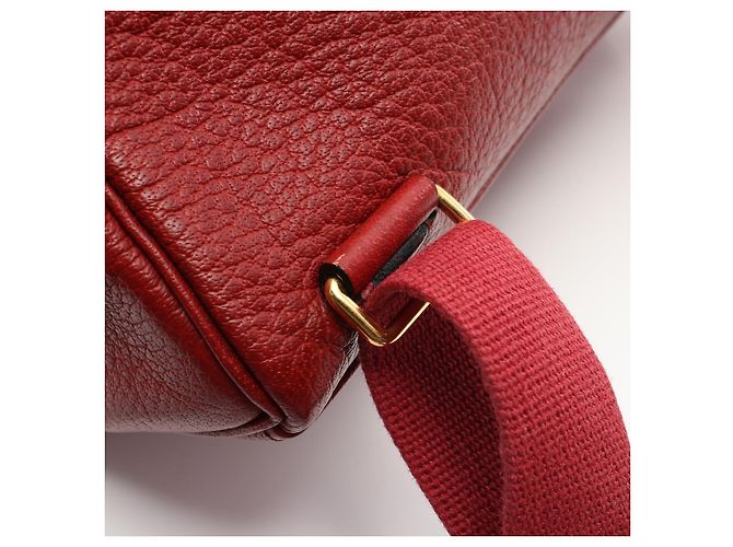 Hermès Mochila Hermes Kelly Ado GM Vermelha Vermelho - vista 10
