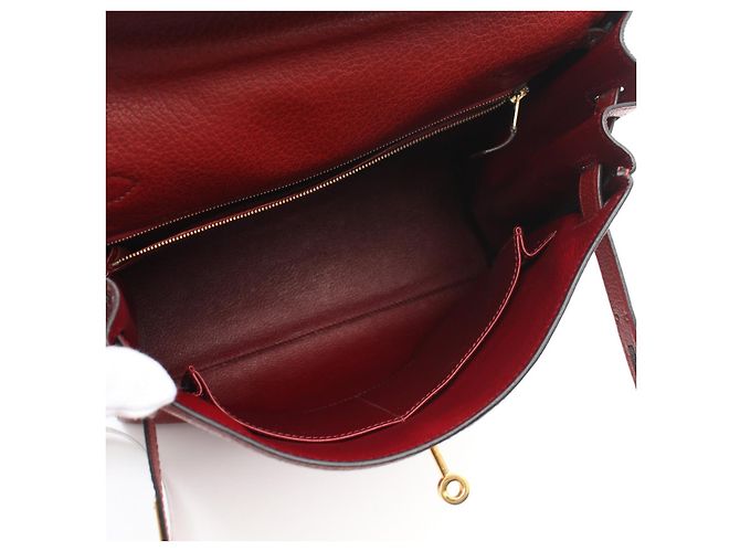 Hermès Mochila Hermes Kelly Ado GM Vermelha Vermelho - vista 3