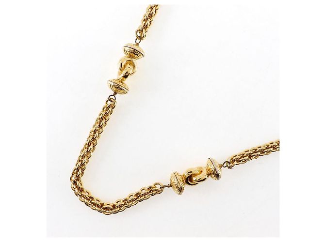 Collana lunga vintage Chanel placcata oro D'oro - vista 3