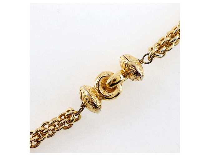 Collana lunga vintage Chanel placcata oro D'oro - vista 6