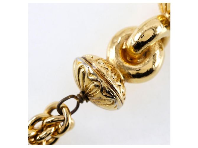 Collana lunga vintage Chanel placcata oro D'oro - vista 7