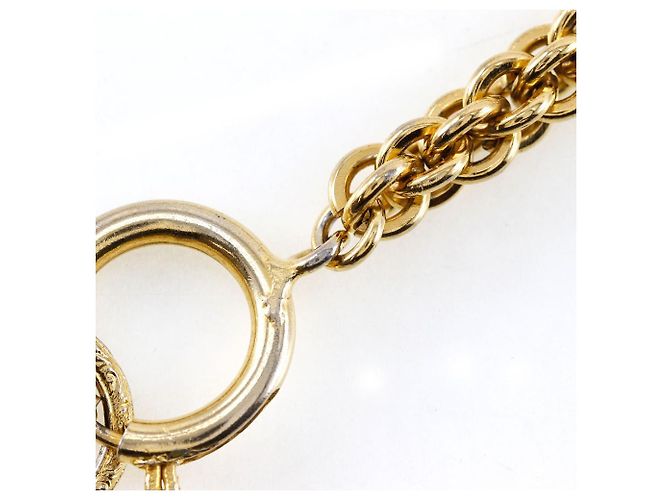 Collana lunga vintage Chanel placcata oro D'oro - vista 9