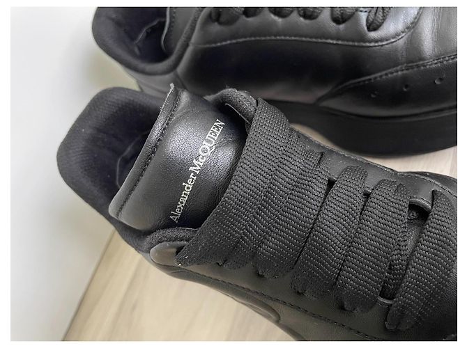 Alexander McQueen Sprint Runner Sneaker Leder Schwarz - Ansicht 4