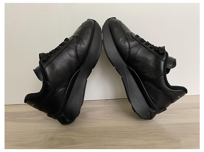 Alexander McQueen Sprint Runner Sneaker Leder Schwarz - Ansicht 6