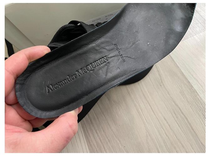 Alexander McQueen Sprint Runner Sneaker Leder Schwarz - Ansicht 8