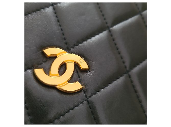 Wallet On Chain Borsa a mano Chanel in pelle nera Nero - vista 10