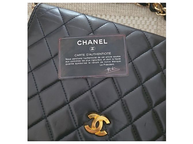 Wallet On Chain Borsa a mano Chanel in pelle nera Nero - vista 4