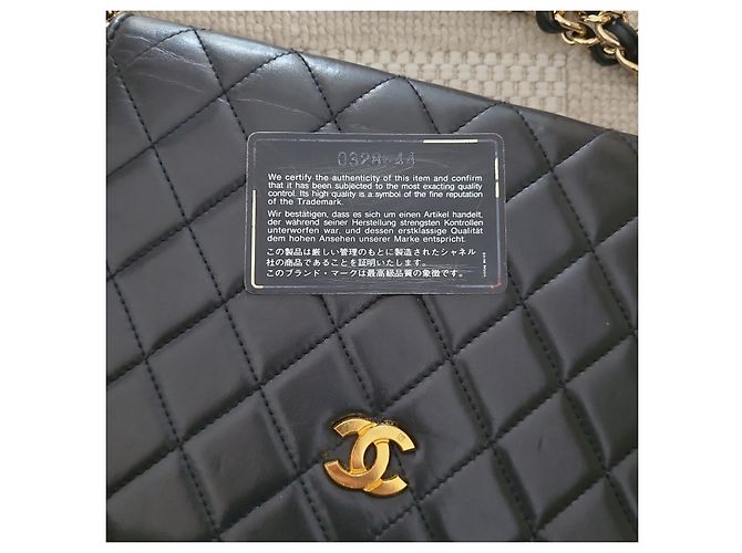 Wallet On Chain Borsa a mano Chanel in pelle nera Nero - vista 5