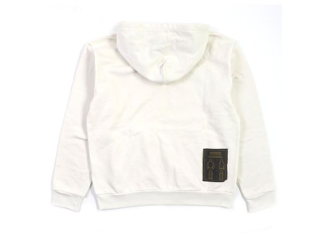 Sudadera de felpa de algodón Louis Vuitton marfil M Crudo - vista 3