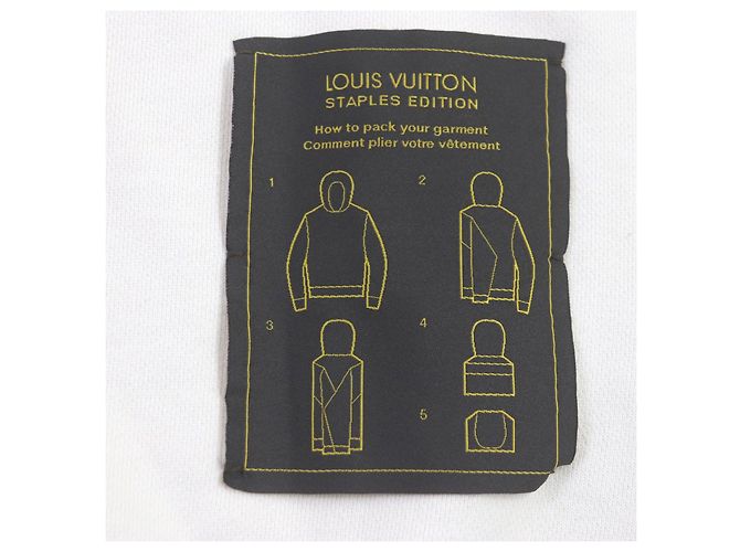 Sudadera de felpa de algodón Louis Vuitton marfil M Crudo - vista 5