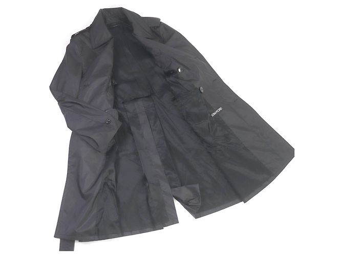 Tom Ford Lammleder-Trenchcoat schwarz - Ansicht 3