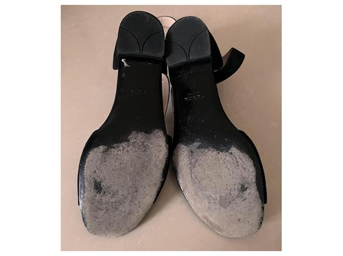Sandali Prada in pelle nera Nero - vista 9