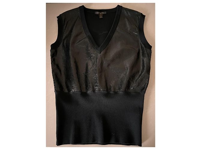 Top Louis Vuitton Negro de Viscosa - vista 12