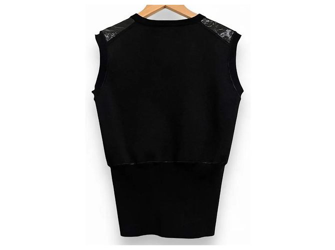 Top Louis Vuitton Negro de Viscosa - vista 4