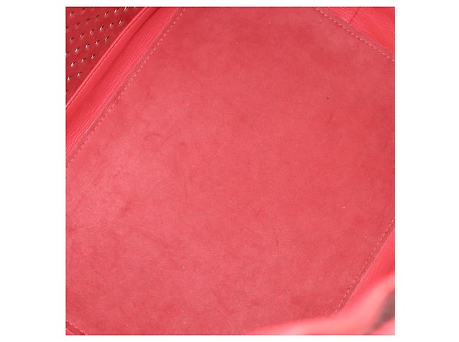 LOUIS VUITTON Borsa a Spalla in Pelle Perfo Noe Rossa M94074 LV Auth 90244 Rosso - vista 11