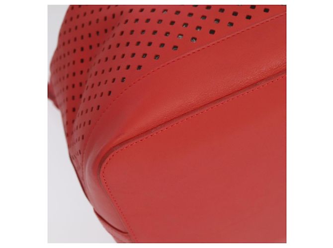 LOUIS VUITTON Borsa a Spalla in Pelle Perfo Noe Rossa M94074 LV Auth 90244 Rosso - vista 15