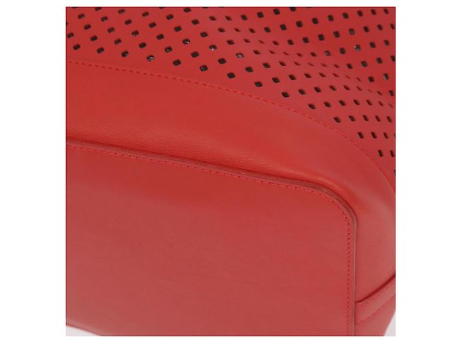 LOUIS VUITTON Borsa a Spalla in Pelle Perfo Noe Rossa M94074 LV Auth 90244 Rosso - vista 16