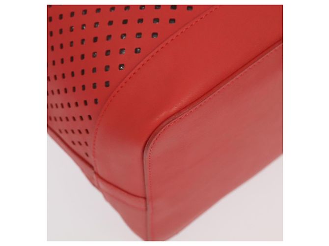 LOUIS VUITTON Borsa a Spalla in Pelle Perfo Noe Rossa M94074 LV Auth 90244 Rosso - vista 17
