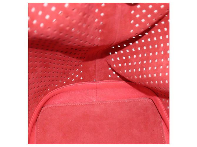LOUIS VUITTON Borsa a Spalla in Pelle Perfo Noe Rossa M94074 LV Auth 90244 Rosso - vista 18