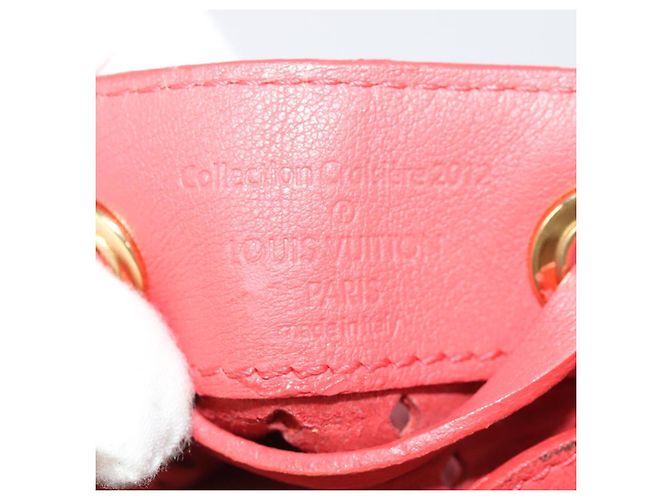 LOUIS VUITTON Borsa a Spalla in Pelle Perfo Noe Rossa M94074 LV Auth 90244 Rosso - vista 20