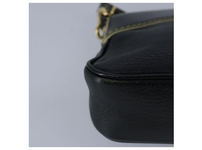 LOUIS VUITTON Suhari Lockit Clutch Bag Pelle Nera M95628 LV Auth 99122 Nero - vista 15