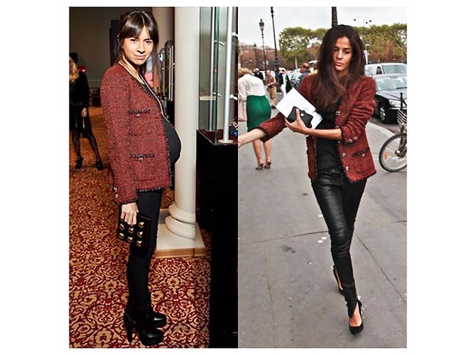 Chanel Nuevo Chaqueta de Tweed Negro con Botones Legendarios de Joyas - vista 2