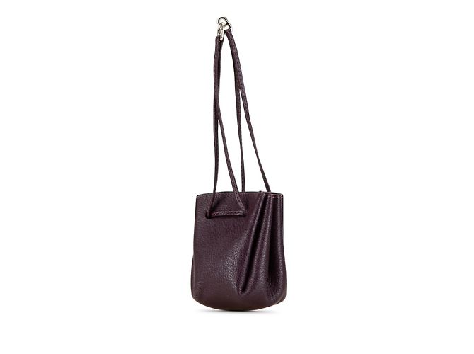 Hermès Pochette Hermes Vespa in pelle di capra viola Porpora - vista 2