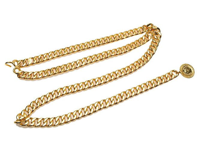 Chanel 31 Rue Cambon vergoldeter Kettengürtel Golden - Ansicht 4