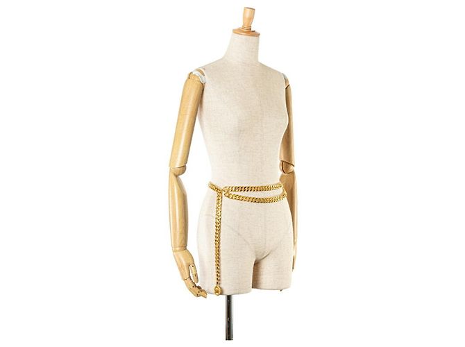 Chanel 31 Rue Cambon vergoldeter Kettengürtel Golden - Ansicht 6