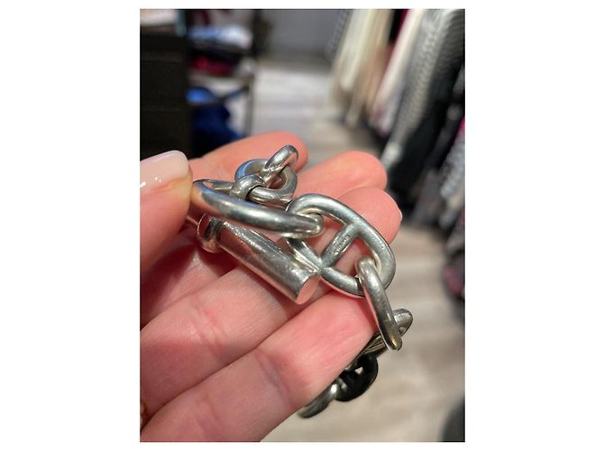 Hermès Begrenzte Ankerkette Silber Hardware - Ansicht 2