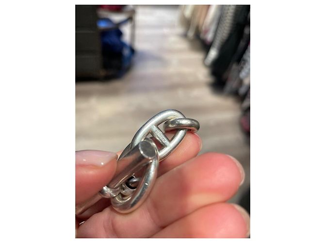 Hermès Begrenzte Ankerkette Silber Hardware - Ansicht 3