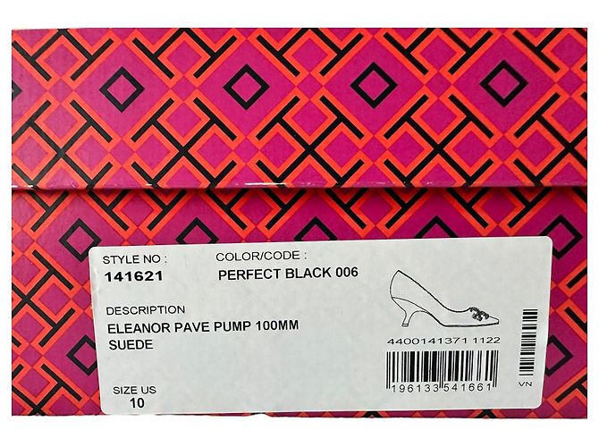 Tory Burch Décolleté in suede nero Eleanor - vista 12