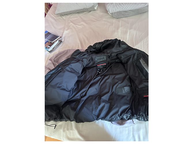 Giacca Prada in nylon nero - vista 4