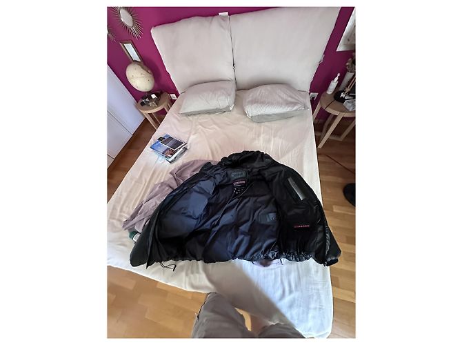 Giacca Prada in nylon nero - vista 5