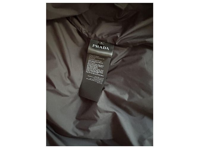 Giacca Prada in nylon nero - vista 8