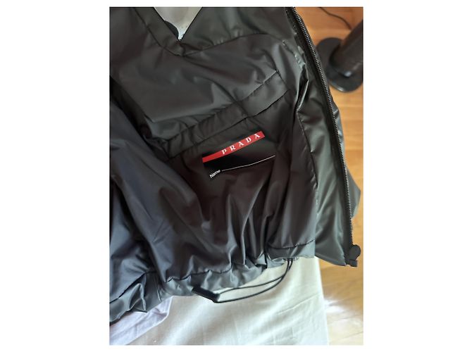 Giacca Prada in nylon nero - vista 9