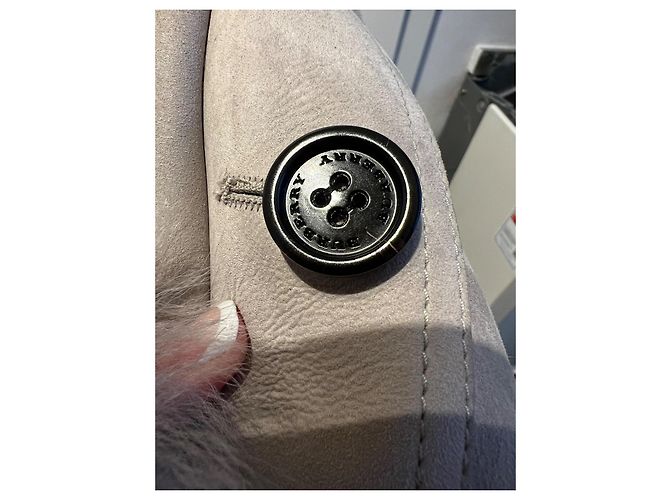 Burberry Lammfell Jacke Grau - Ansicht 11