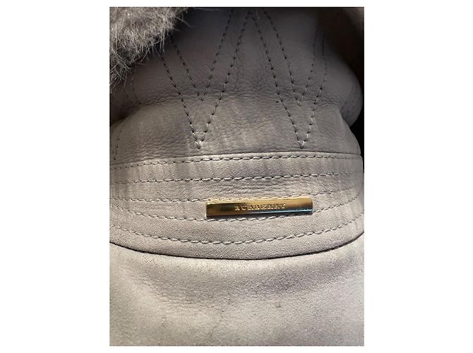 Burberry Lammfell Jacke Grau - Ansicht 5