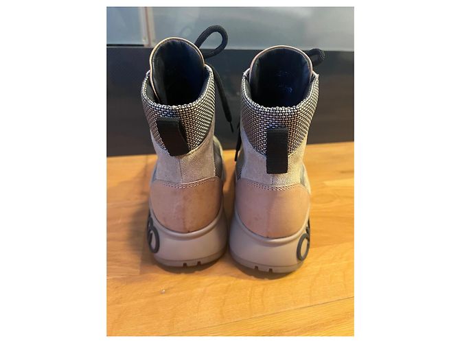 Sneaker Jimmy Choo in pelle beige 36,5 - vista 6