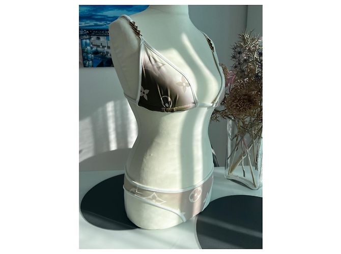 Bikini Louis Vuitton Beige - vista 7