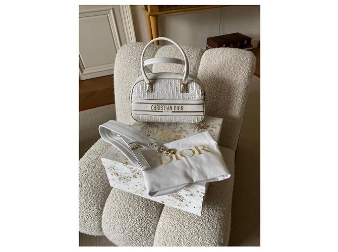 Christian Dior Borsa da bowling Dior Vibe Bianco - vista 2
