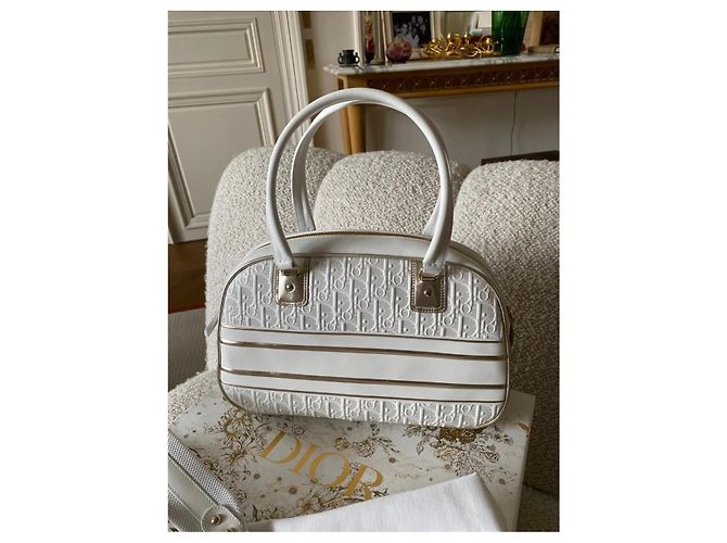 Christian Dior Borsa da bowling Dior Vibe Bianco - vista 4