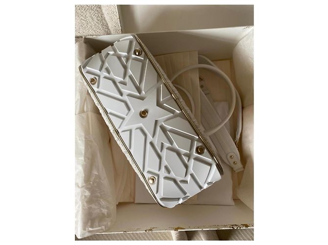 Christian Dior Borsa da bowling Dior Vibe Bianco - vista 5