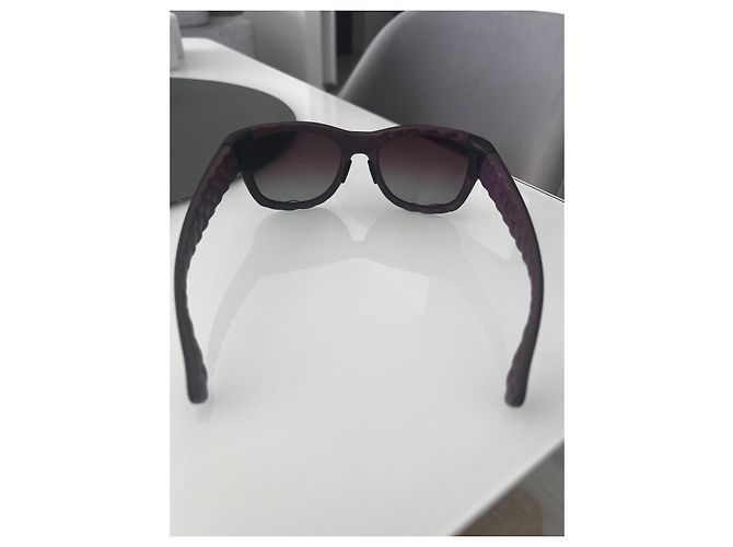 Cambon Chanel Gafas de sol 6049 Rojo oscuro Acetato Burdeos - vista 4