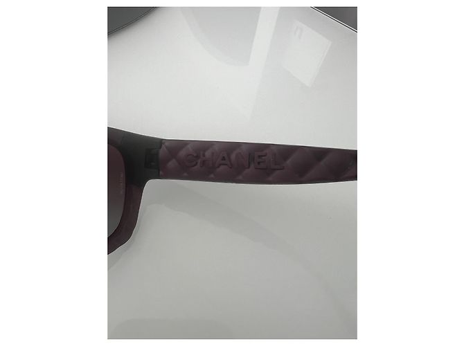Cambon Chanel Gafas de sol 6049 Rojo oscuro Acetato Burdeos - vista 5