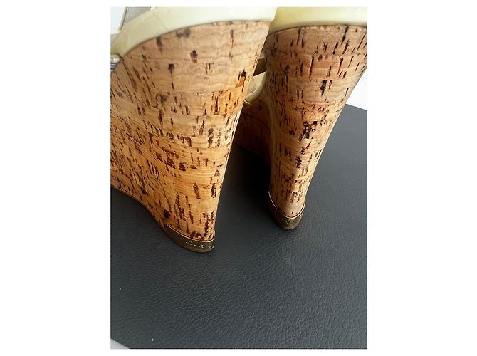 Sandali con zeppa Louis Vuitton Starboard pelle multicolore 37 - vista 5